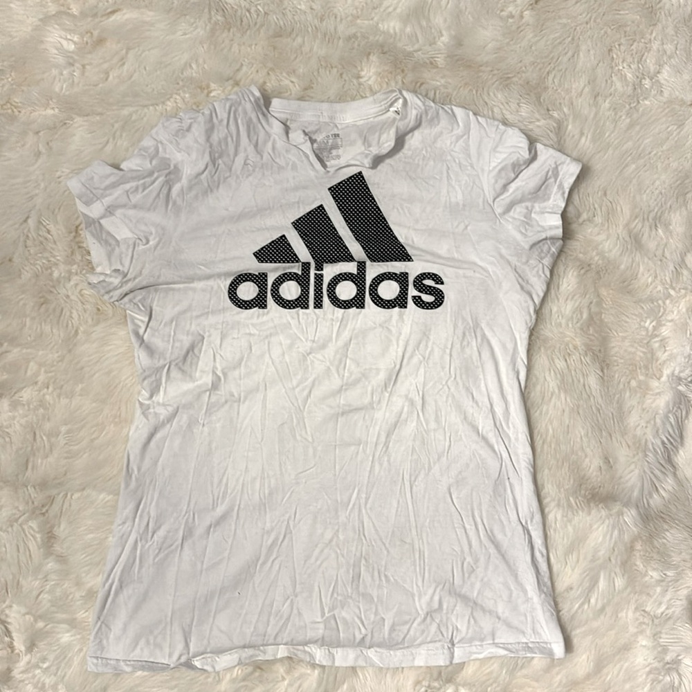 Adidas White Tee